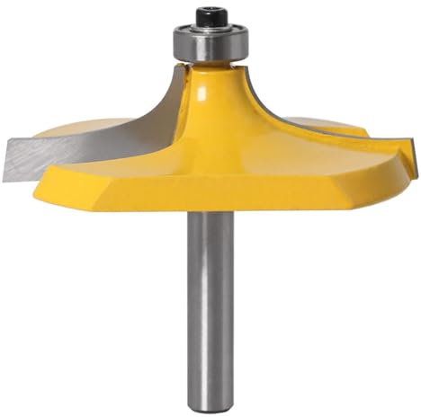 1/2Pcs 8mm Shank Beaded & Thumbnail Handrail Wood Router Bit Set 2 Bit Line Knife Tenon Cutter For Woodworking Tools(3)