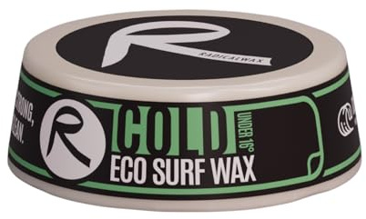 Radical Wax Eco Surf Wax (Cold) - Premium Eco-friendly Surfboard Wax Cold Water - Surf Accessories