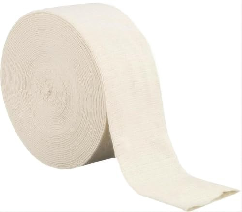 Vendas tubulares Vendaje elástico de Soporte para brazo Vendaje de Neta elástica Transpirable Tubular vendaje de gasa de algodón,algodón y elastano (6cm×5m/2.36in×5.47yds)