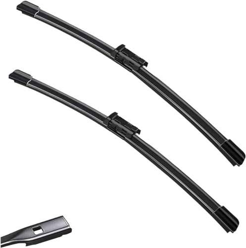 Escobillas limpiaparabrisas Delanteras para Alfa Romeo Stelvio 2016-2020 - Kit de Alto Rendimiento, Visibilidad Superior en Carretera, fácil instalación, Hojas Planas