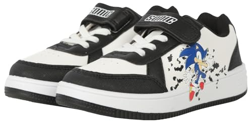 Sonic The Hedgehog Boys Trainers Official Sega Licensed Kids Shoes - Sonic 30023 Trainers 12 UK CH Black