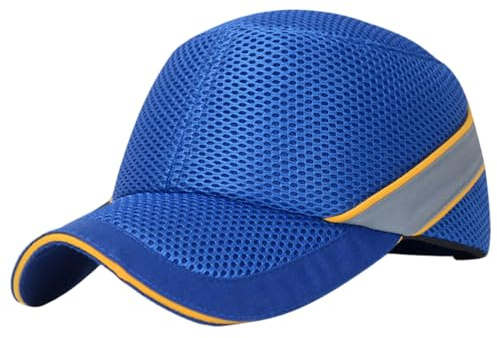 Casquette de Baseball Rigide, Casquette de sécurité Anti-Collision, Casque sécurité réglable et Respirant, Casque Rigide pour Le Travail, Usine, Magasin, Protection la tête, Industriel, Bosse