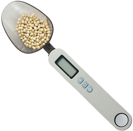 Bilancia a cucchiaio, pesatura elettronica ad alta precisione, con schermo LCD, bilancia digitale per misurino, per caffè, casa, panetteria, ristorante, camion, chicchi di caffè, farina di zucchero