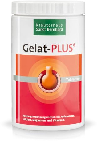 Sanct Bernhard Gelat-PLUS Tabletten mit Collagen-Hydrolysat, Calcium & Magnesium 1600 Tabletten