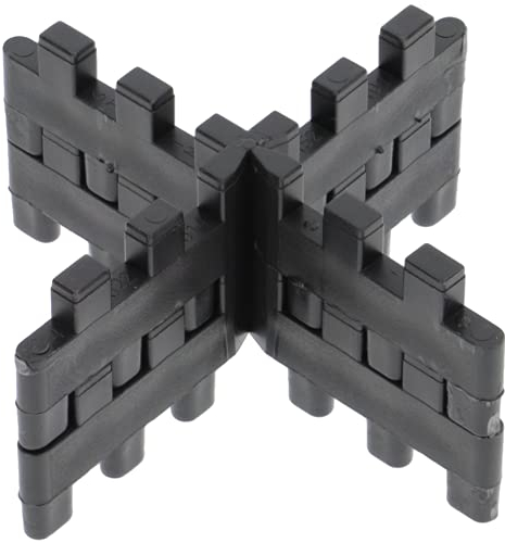 PRODIAMANT Lot de 100 croisillons empilables pour terrasses, largeur 4 mm, hauteur 20 mm, pour pose en extérieur