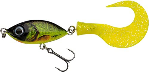 Abu Garcia Svartzonker McMio Hecht- und Muskelfischköder - schwimmender Jerkbait für Süßwasser-Raubfische - ideal für Hecht, Muschel, Zander und Barsch - realistisches 3D-Design, echter Hecht 14 cm