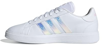 adidas Donna Grand Court Base 2.0 Shoes, Cloud white/Cloud white/clear pink, 36 2/3 EU