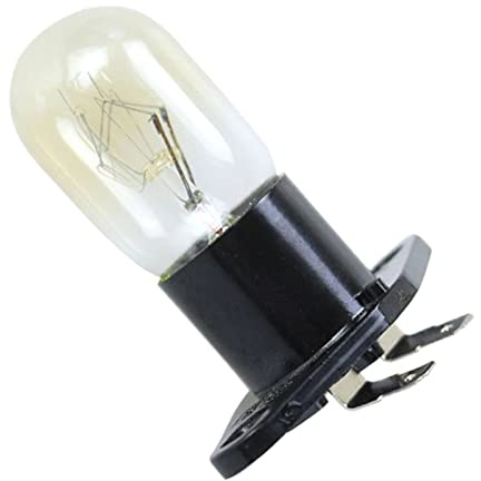 ZAYIUKI Ampoule micro-ondes, ampoule et support de lampe micro-ondes 230 V 20 W, ampoule LED d'éclairage de réfrigérateur avec remplacement d'appareil haute température de base