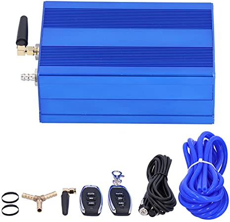 KIT di Valvola di Scarico Universale KIT ELETTRICE REMOTO BLU BLU - Controller di Scarico Multi -modello con Prestazioni e Convenienza Avanzate