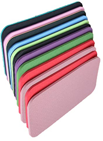 GANAZONO Coussin de Genoux en Tpe 12pcs pour Yoga et Sport, Amortissement Épais, Prolongateur de Tapis de Yoga, pour Séance de Gym et Pilates Couleur Aléatoire