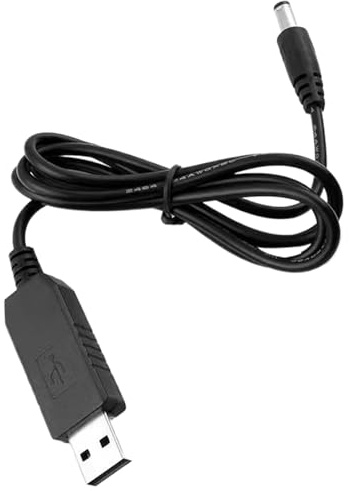 Adaptador USB A 9V - Cable De Cable De Paso De 5V A 9V/12V Para Piano | Portable DC Connect Male | USB A DC Convertir Herramienta | Cabl De Paso De Voltaje Para La Lámpara De Mesa Del Ventilador