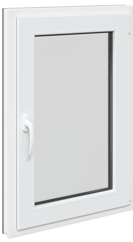 vidaXL Ventana de sótano oscilante y abatible RISOR 60 x 80 cm