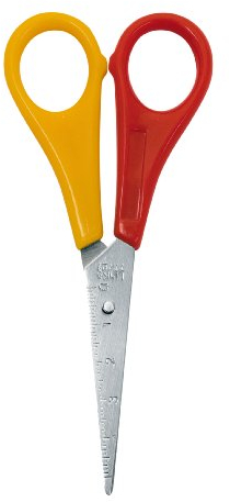 Wedo 77721 Bastelschere für Linkshänder, spitz, 13.5 cm