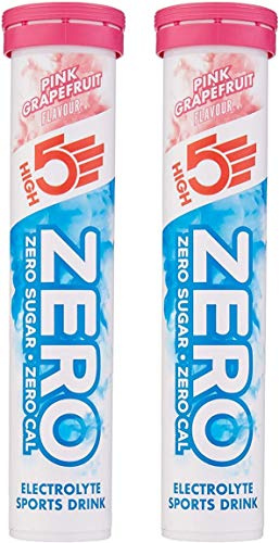 High 5 Zero Hydration Rohr - Rosa Grapefruit 20 Tabletten (2 Stück - 40 Tabletten)