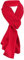 TigerTie Damen Chiffon Halstuch rot verkehrsrot Uni Gr. 160 cm x 36 cm - Schal