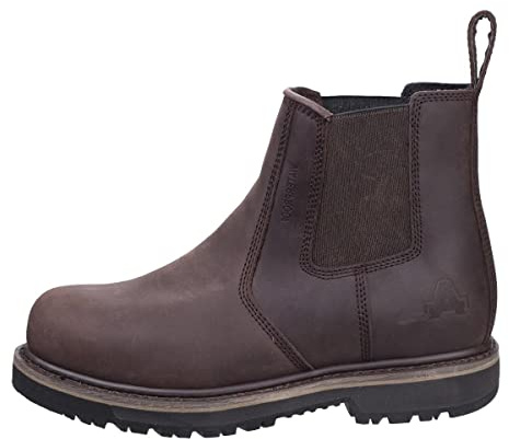 Amblers Skipton brun säkerhetsåterförsäljare arbetskängor Goodyear Welted AS231 6-12, - Brun - 6 UK