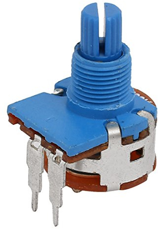 Aexit Single Linear 2 Terminals Drehkegel-Potentiometer B500K 500K Ohm Blau (cbaf933da7c710f4caccdadda09b4e2f)