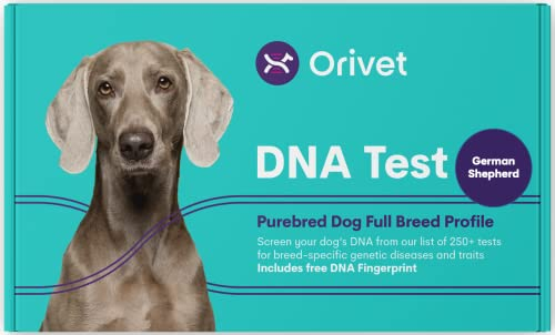 ORIVET German Shepherd Full Breed Profile Dog DNA Test Kit Umfassende Gesundheits- und Merkmalsuntersuchung