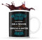Planetee Tasse Un Chauffeur Routier noir | Mug cadeau ami collègue de travail, départ retraite