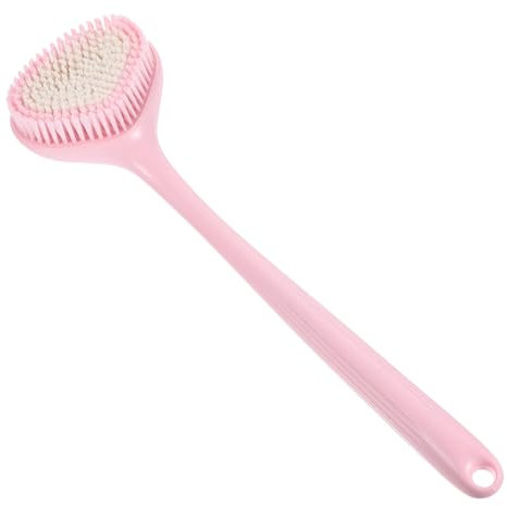 PACKOVE Brosse De Bain Pour Corps Dos Avec Manche Et Cordon De Suspension Nettoie Et Efficacement
