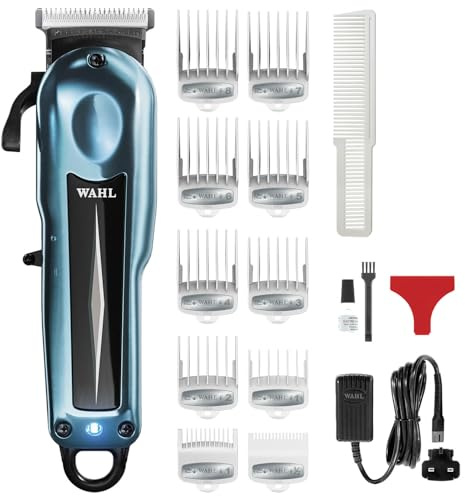 Wahl Clipper Kit Cordless Super Taper X, T-Blade for Wider Cutting, High Performance Motor & Precision Blades, Bulk Cutting, All-Rounder, Next Generation Barber Clipper