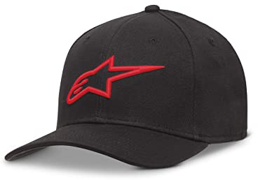 Alpinestars Ageless Curve Hat Cappellino da Baseball Uomo con Visiera Curva e Fascia Interna in Tessuto Flexfit Originale