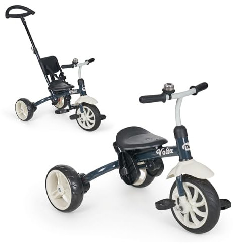 MS - Triciclo Evolutivo de Bebé 5 en 1 Volta - Bicicleta Niños Desde 1 Año hasta 5 años - De Triciclo a Bicicleta con o sin Pedales – Adaptable y transformable