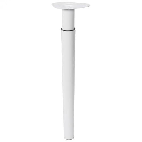 Wovar Tischbein verstellbar Weiß Stahl 700-1100 mm - Pro Stück
