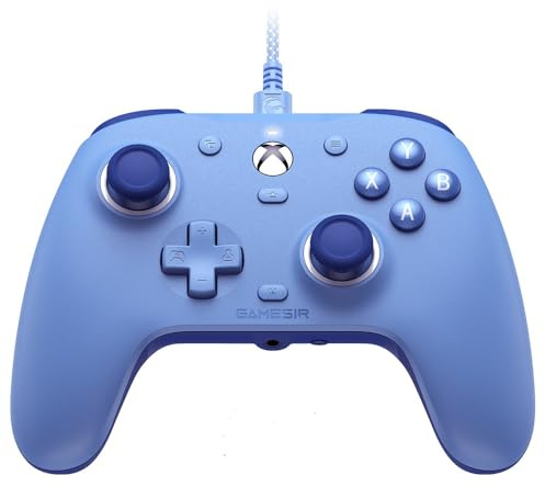 GameSir G7 SE Blue Wired Xbox Controller for PC, Xbox Series X/S, Xbox One, Officially Licensed Hall Effect Xbox Controller with 3.5mm Earphone Port, 2 Mappable Back Buttons, 1000hz, Anti Stick-Drift