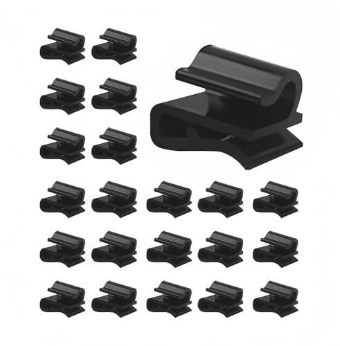 WYAN 55 Stück Kabelschellen, Kabel Organizer, Lichterkette Halterung, für Kabel-Ordnung, Weihnachtslichter, Befestigung Lichterkette Outdoor