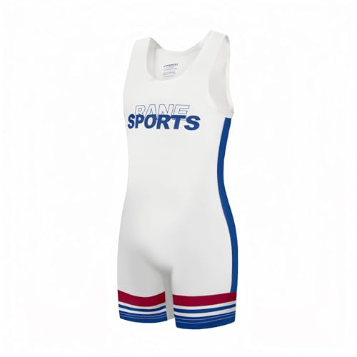 Rane Sports Men's Wrestling Singlets Athletic Supporters Tight Slim Fit Sport Bodysuit Sleeveless Wrestling Leotard Jumpsuits Weightlifting Clothes