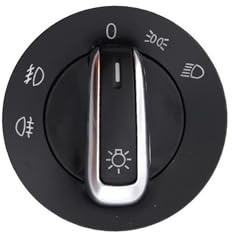 EVEKHAHHRB Pulsante Alzacristalli Elettrico 5ND941431A per Golf 5 6 per Passat B6 per Amarok 10Pins Interruttore Fari Auto Fendinebbia Controllo Luce Pulsante Chiave Manopola