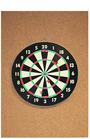 Jelinek Cork Dart Board Backer Wall Cover 36 x 24 x 1 inches