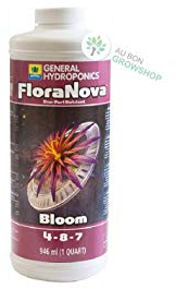 GHE Flora-Nova Grow 946 ml - Concime per la crescita Fertilizzante naturale Fertilizzante per la crescita Coltivazione indoor indoor Pomodori outdoor Pomodori Cetrioli Peperoncino (946 ml, Bloom)