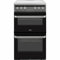 Amica AFC5100SI 50cm Electric Double Cavity Cooker With Ceramic Hob - Silver