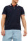 JACK & JONES Herren Slim Fit Polo Shirt JJEPAULOS Uni Sommer Hemd Kragen Kurz Arm Basic Pique Cotton, Farben:Blau-2, Größe:XXL
