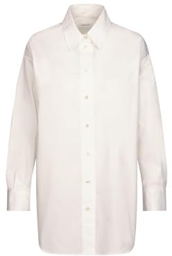 Seidensticker Damen Bluse - Hemdbluse - Kelchkragenbluse - Klassisch - Elegant - Bügelleicht - Slim Fit - Kurzarm - Uni - 100% Baumwolle