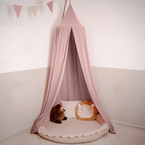 lilimaus Baldachin Kinderzimmer [in 12 Farben] - Vorhang für Kinderbett