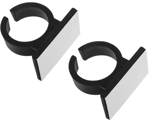 Toyvian 2pcs Microphone Accessories Milk Clip Flags for Tv Host Interview Mic Stand Accessory