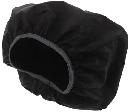 Toddmomy Funda Protectora para Mochila, Cubierta Inferior Antideslizante Prueba de Polvo, Funda de Mantenimiento para Senderismo, Camping y Viajes, Color Negro Ajustable