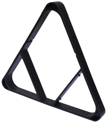 wueiooskj Soporte para Bolas de Billar Premium, Formas versátiles, portátil, Triangular, Taco de Billar, Suministros recomendados para Jugadores, Herramientas para Fiestas en Interiores y Exteriores,