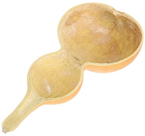 SWOOMEY Bath Spoon Wood Water Dipper Japanese Serving Bathroom Ladles Soup Gourd Water Ladle Wooden Water Ladle Water Ladle Scoop Chinese Water Scoop Bucket Natural Gourd Take a Bath