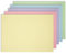 100er Set Tischunterlagen Pastell I Platzset aus Papier I farblich Sortiert I DIN A3 I beidseitig bunt I Einweg Tischset I az134
