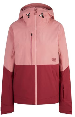 Ziener Damen RIBBA Ski-Jacke/Freeride | PFC frei, Wolle, wattiert, berry, XS