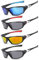 Utensilsto 4 Paar Sonnenbrille Herren Polarisiert Sport Sonnenbrille Fahrrad Sportbrille UV 400 Sunglasses für Herren Damen zum Radfahren Ski Golfen Angeln Fahren Wandern