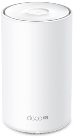 TP-Link Deco X1500-5G LTE WLAN Router Wi-Fi 6 AX1500, 5G bis zu 4,67 Gbit/s Download & 1,25 Gbit/s Upload, 3×Gigabit-Ports, Deco Mesh kompatibel, Nur APP verwaltet, Keine Webverwaltungsseite