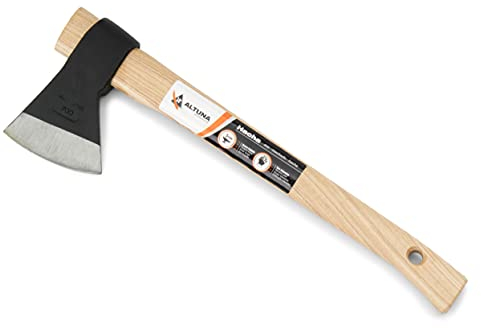 Altuna Hache Biscayenne - Modèle 8286 - Fabriquée en Acier forgé et Manche en Bois - Convient à Un Usage intensif - Mesure 60 x 20 x 5 cm - Poids 1485 g - Grande résistance et durabilité