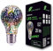 greenandco® Designer LED Lampe mit 3D Feuerwerks-Effekt zur dekorativen Stimmungsbeleuchtung E27 A60 Edison Glühbirne 4W 20lm 230V flimmerfrei nicht dimmbar 2 Jahre Garantie