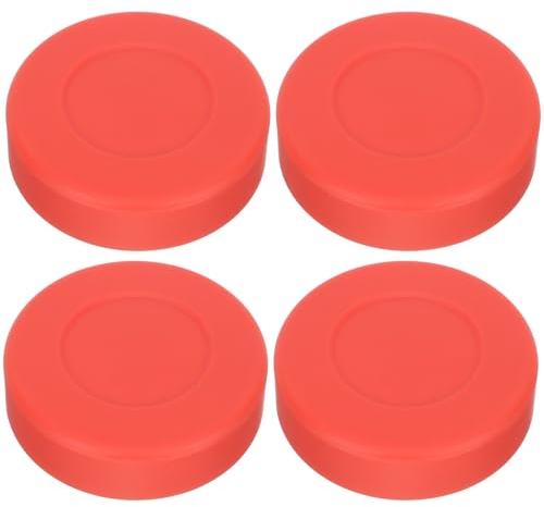 SOIMISS Eishockey 4 Stück Eishockey-Pucks Professioneller Wettbewerb Tägliches Training Rot Rollhockey