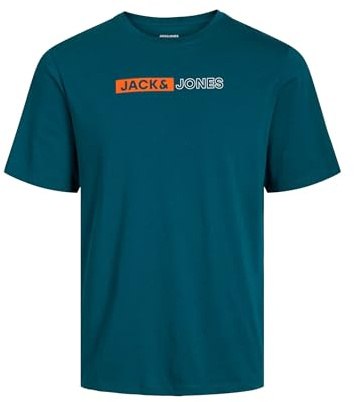 JACK & JONES Jjecorp Logo Tee Play Ss O-n Noos Pls Homme T-shirt, Vert Bouteille, 4XL